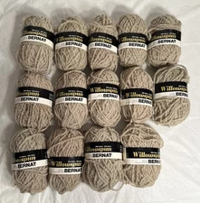 14 Skeins Vintage Bernat Willowspun Yarn 60% Nylon 40% Wool 1 3/4 Oz. Each #5213