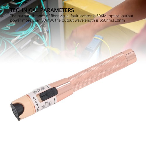 Visual Fault Locator 60mw Portable Fiber Optic VFL Cable Tester Pen Detector - Bild 7 von 24