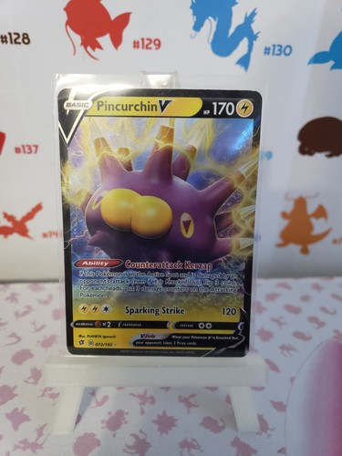 Pincurchin V 072/192 Swsh02: Rebel Clash Holo
