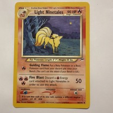 Light Ninetales 50/105 Neo Destiny Regular Pokemon Card - Ungraded 0016 on eBay