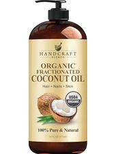 Handcraft Blends Organic Fractionated Coconut Oil - 16 16 Fl Oz (Pack of 1) 