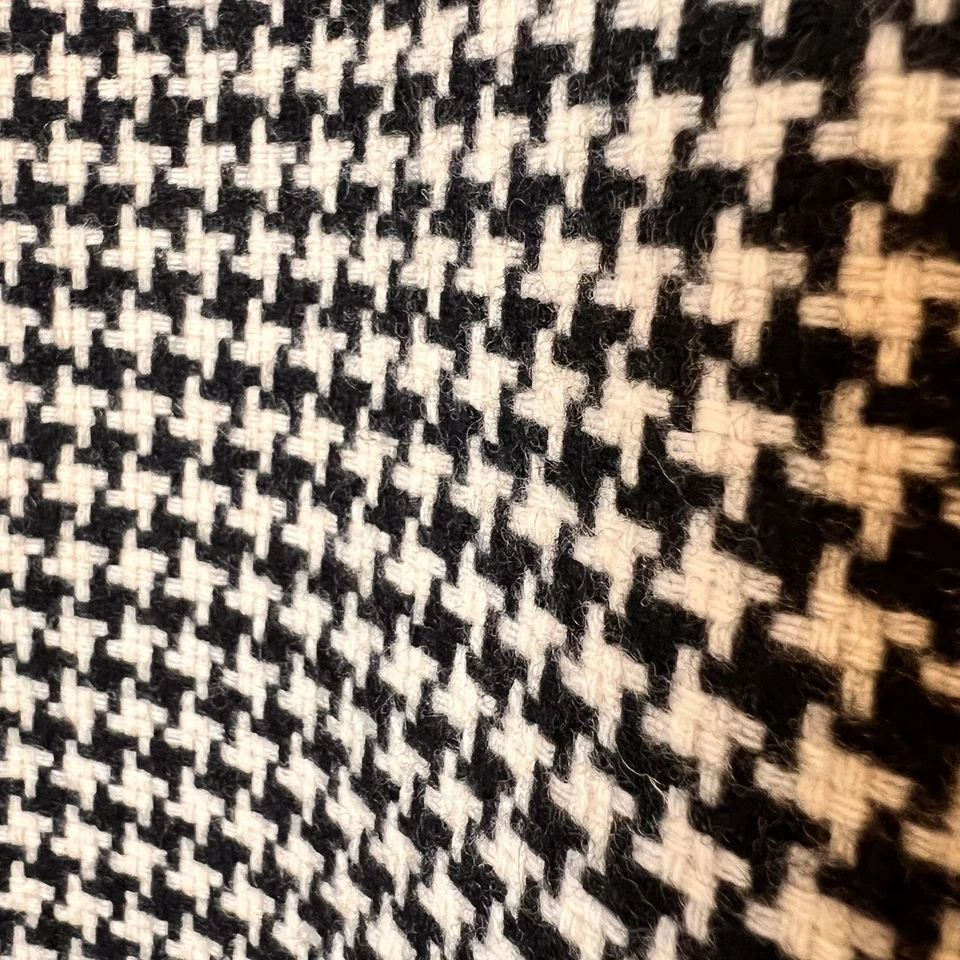 Falda HAROLDS para mujer talla 8 100 % lana espiga negra blanca forrada bolsillo sintético Foto 2 de 4