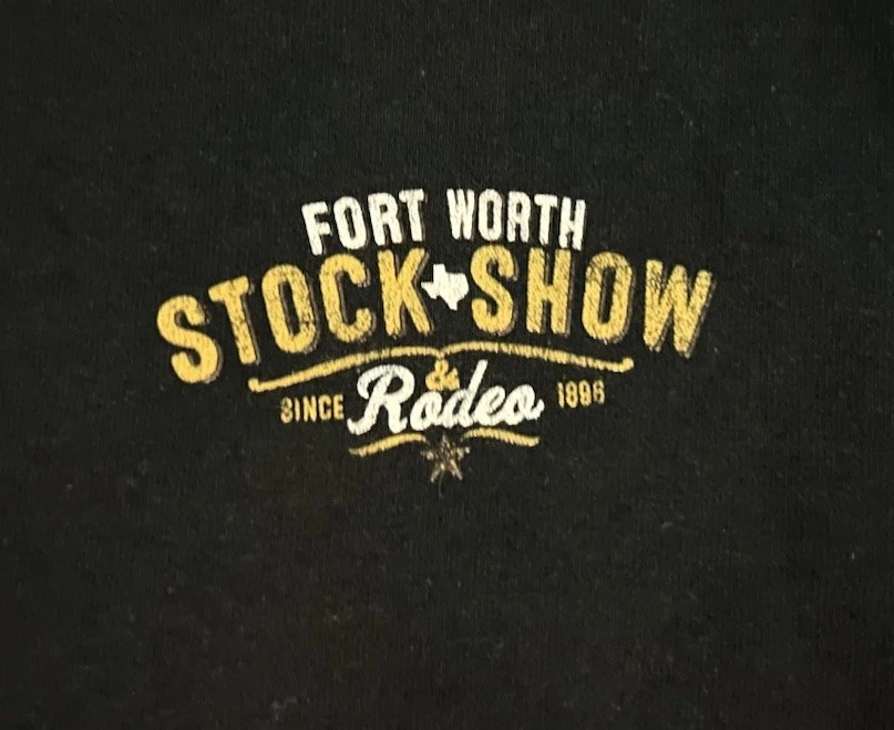 Fort Worth Texas Stock Show And Rodeo Black Graphic Long Sleeve T-Shirt 4XL - Image 2 of 4