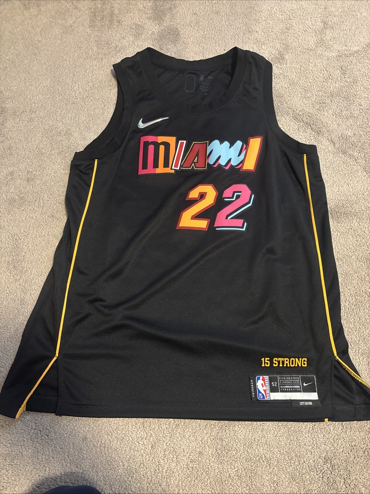 Jimmy Butler Miami Heat City Edition Jersey Size XL