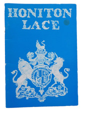 Honiton Lace 1980s booklet Inder Exeter Museums Devon 1985