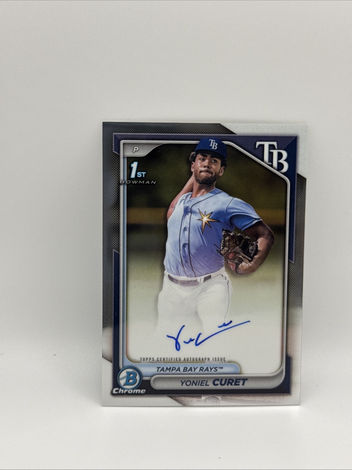 2024 Bowman Chrome Prospect 1st Auto Yoniel Curet #CPA-YCU Auto