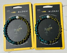 LOKAI: Pulsera Rana Venenosa Agua del Monte Everest y Barro del Mar Muerto