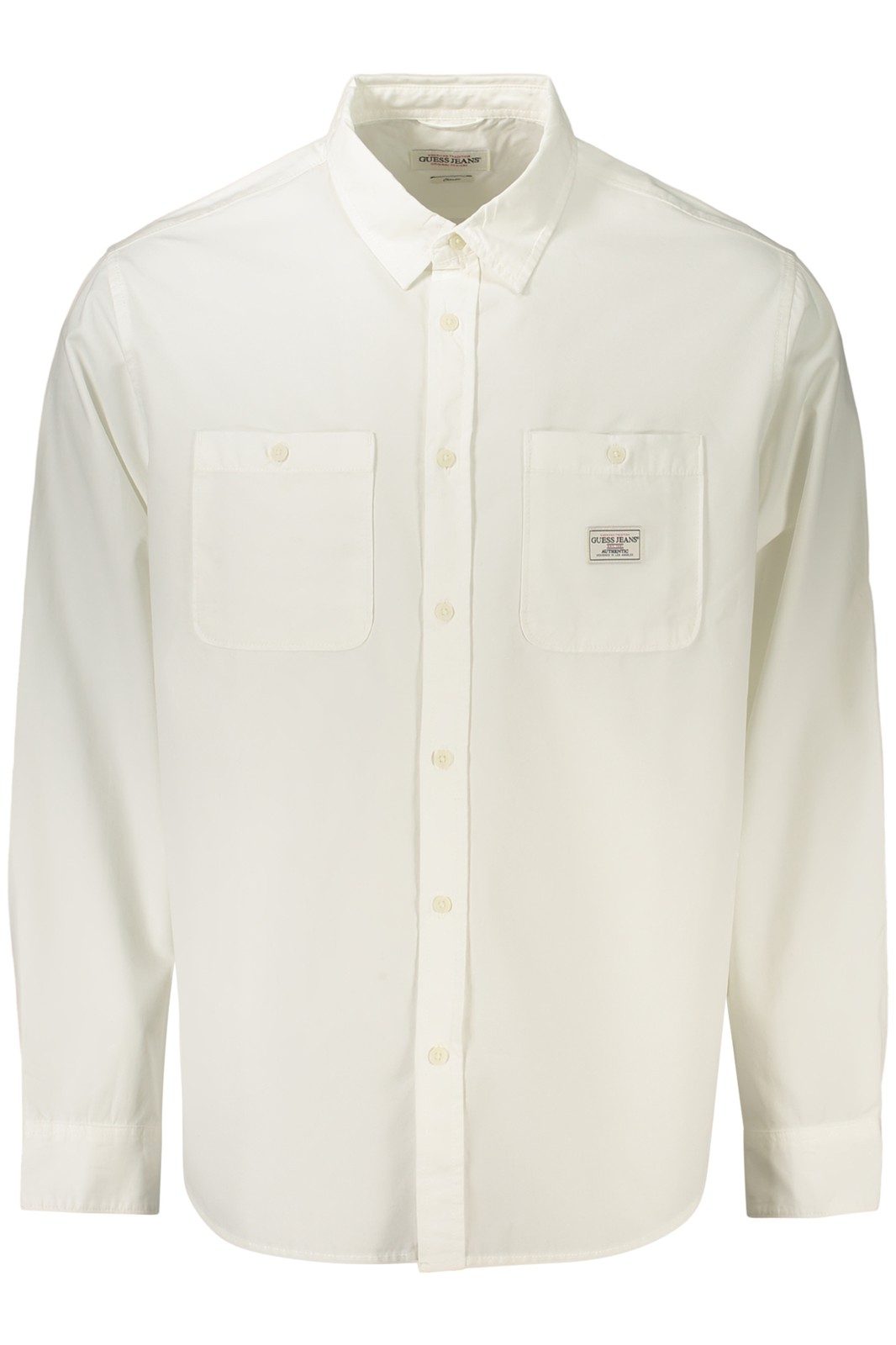 Guess Uomo Bianco Uomini, Camicia, Camicia Da In Cotone Stile Jeans, (Xl) - Immagine 2