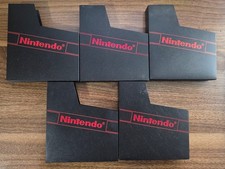 Lot Of 5 NES Cartridge Dust Sleeves OEM Covers Protectors w/ The Nintendo Logo