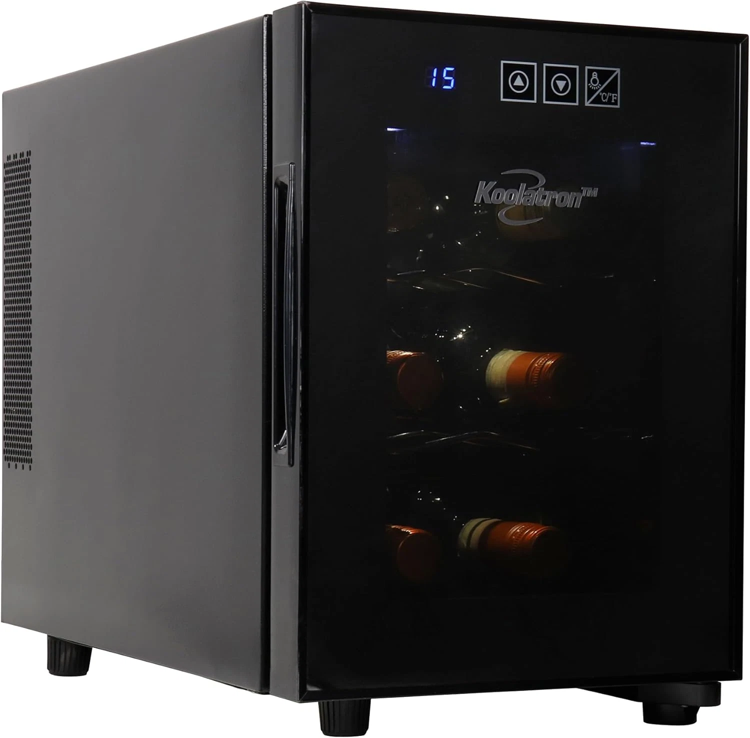 Compact 6-Bottle Thermoelectric Wine Cooler for Home, RV & Small Spaces