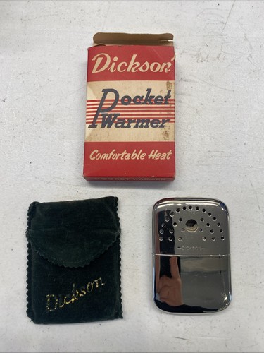 Vintage Dickson Pocket Hand Warmer NEW UNUSED in Box  JonE  Jon-E Japan