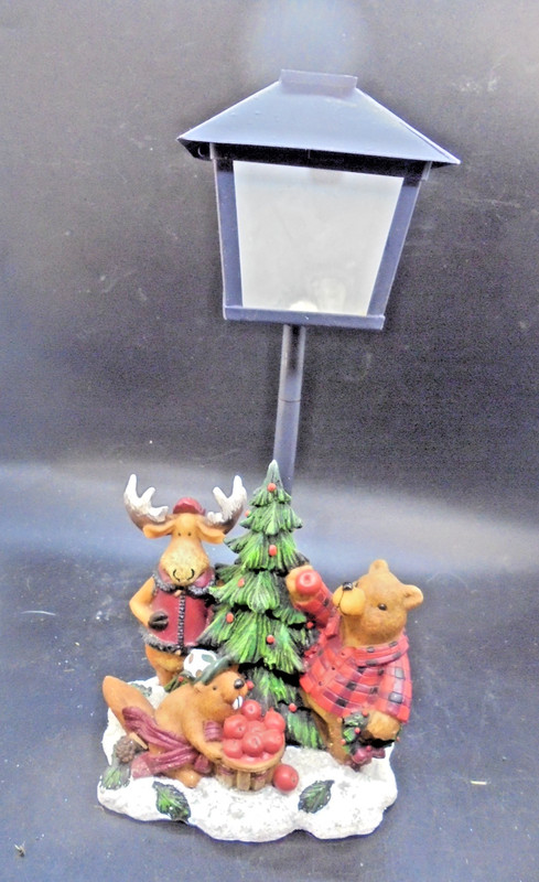 Christmas Votive Holder 'Camp Fullabeans' 1990s Decor