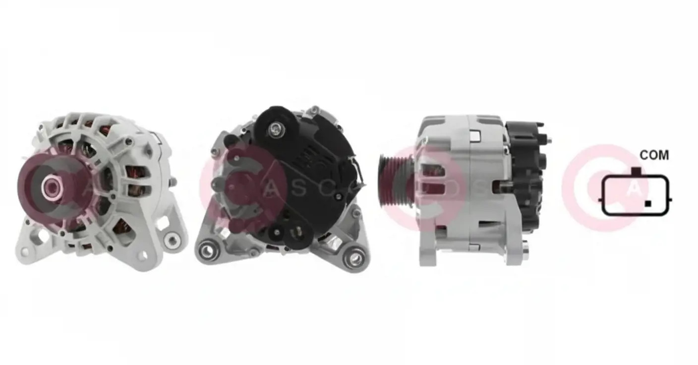 Alternatore con puleggia cinghia Poly-V CAL15321AS CASCO per RENAULT TWINGO I