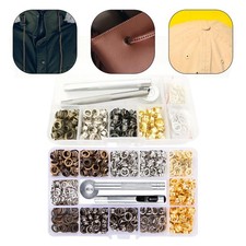 5mm Oeillets Oeillets Outil Kit Vêtements Toile Ceinture Solide Sac Die