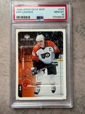 1998 upper deck mvo eric lindros psa 10