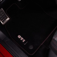VW Golf 8 GTI Textilfußmatten, mit beleuchtetem GTI Logo, 4er 5H1061270DWGK