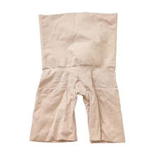 Assets By Spanx Womens Shapewear Shorts Nude High Waist Slimming Tummy Tucking S