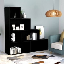 Libreria/Divisorio Nero 155x24x160 cm in Legno truciolato
