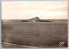 Sables-d Or-les-Pins RPPC Ilot Saint-Michel France Real Photo Postcard c.1958