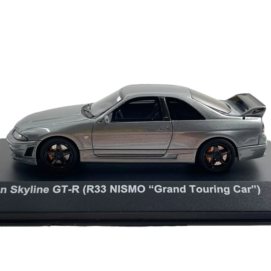 Modellino Auto Kyosho 1/43 Nissan Skyline GT-R R33 Nismo Grand Touring Car Grey - Immagine 3 di 4