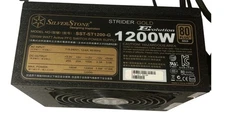 SilverStone 80 Plus SST-ST1200-G 1200W Strider Gold 80 Plus Gold Power Supply