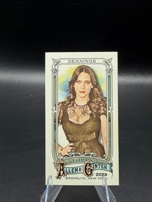 Kat Dennings 2025 Topps Allen & Ginter Mini Mitchell & Ness Back #213