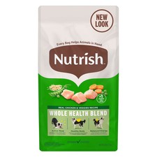 Nutrish Real Chicken Recipe Dry Dog Food, 6lb Bag