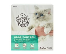 Special Kitty Scoopable Tight Clumping Cat Litter, Fresh Scent, 40 lb