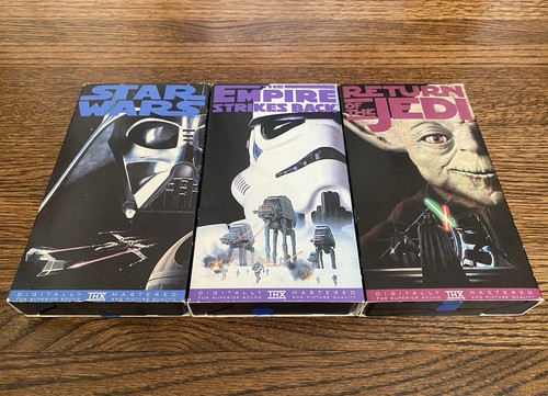 STAR WARS TRILOGIE ORIGINAL KINO 1995 VHS SET DIGITAL REMASTERED GEBRAUCHT - Bild 1 von 6