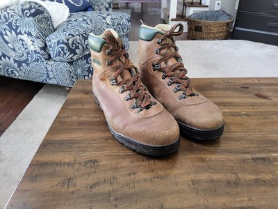 ASOLO Vibram Joint Project Hiking Trail Boots Size 10 Brown Leather