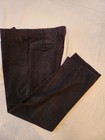 St Croix Men Corduroy WOOL BLEND mid-wale Flat Black Trouser MADE ITALY 34-36/32 — photo 2