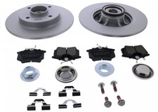 Bremsensatz Scheibenbremse Hinterachse für CITROËN PEUGEOT DS C4 II Stufenheck