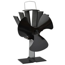 -Herdfan mit 3 Flossen schwarz