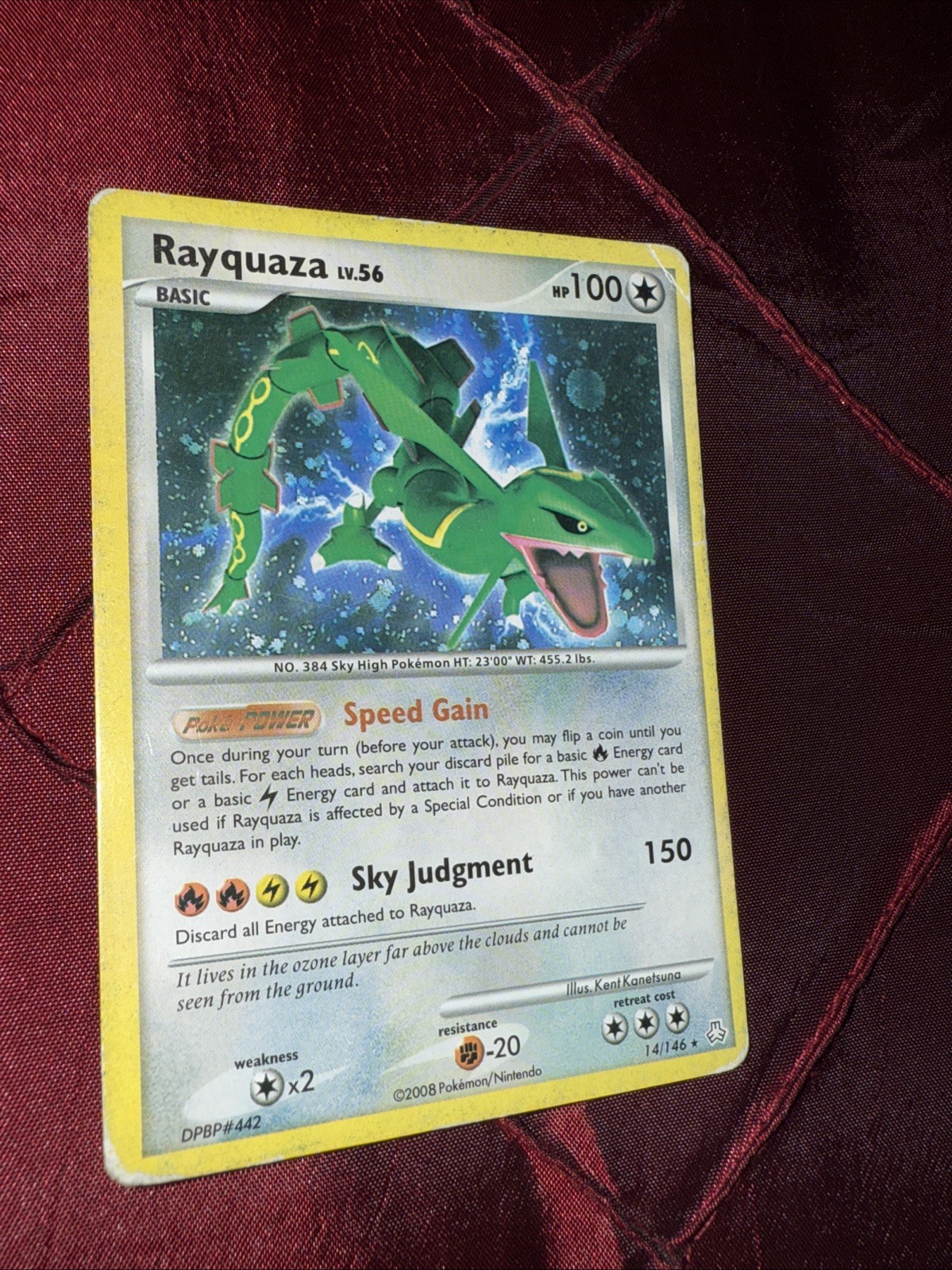 Rayquaza Holo 14 2008 Pokemon Legends Awakened 94465170