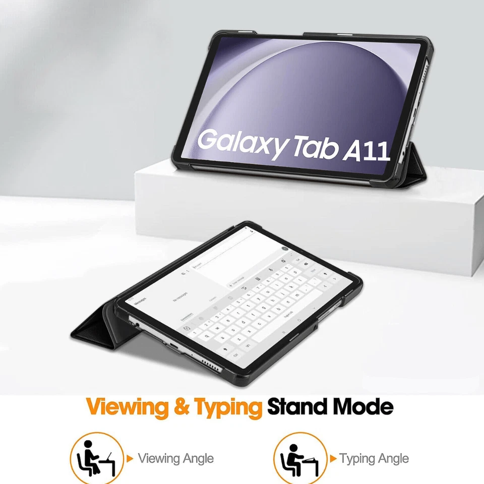Hülle für Samsung Galaxy Tab A11 9H Schutzglas Panzerfolie Tasche Klapphülle ✅ - Bild 4 von 4