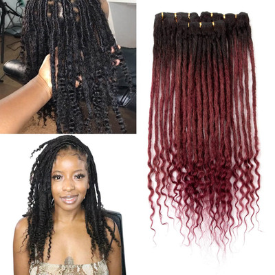 Originea 6-18 Inch 30 Strands 0.6Cm Thickness 100 Real Human Hair Dreadlock