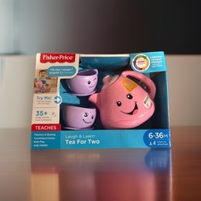 Fisher Price Laugh And Learn Tea For Two Talking Tea Set 6M/36M Smart Stages New