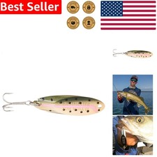 Kastmaster Fishing Lure 1 Oz Hammered Gold Solid Brass Spoon TackleKastmaste...