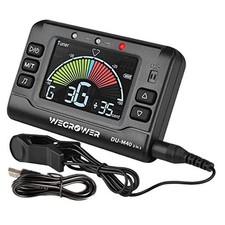 Metronome Tuner, Rechargeable 3 In 1 Digital Metronome Tuner Tone Generator
