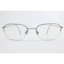 Aristar AH6724 Color 005 Silver Metal Semi Rimless Eyeglasses Frames 52-18-140
