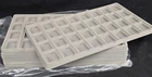 12 x Brand New 32 Slot Storage Felt Tray Lot - Gemstones, Rings, Coins, & More!