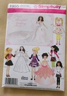 2011 11-1/2" Barbie Doll Clothes Sewing Simplicity Pattern #1955
