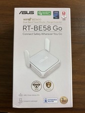 ASUS RT-BE58 Go Travel Router WiFi 7 Dual-Band, 3.6Gbps, Secure Public WiFi