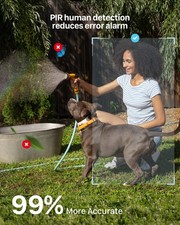 2PCS 1080P Wireless Security Camera 2K WiFi Solar Battery Power Camera Outdoor 4