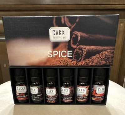 Spice Fragrance Oil Scented Oil 6x10ml for Candle Making Soap Slime Fall Esse...