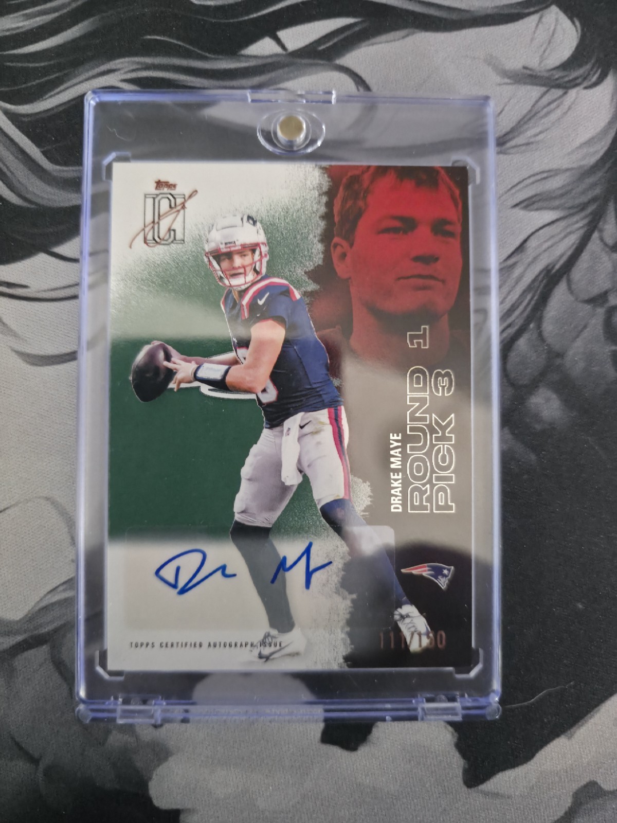 Topps Signature Class Rookie Auto Drake Maye Patriots /150 #38