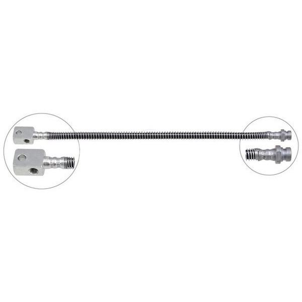 Bremsschlauch 440 Mm INN M10X1.0 INN M10X1.0 A.B.S. FüR U.A. Ssangyong Kyron-image
