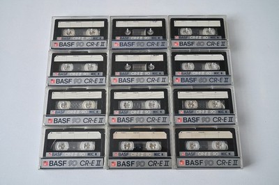 BASF Chrome Extra II Audiokassette - 12 Stück - 1985 - 1987