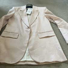 Zara Ladies Linen Jacket Small