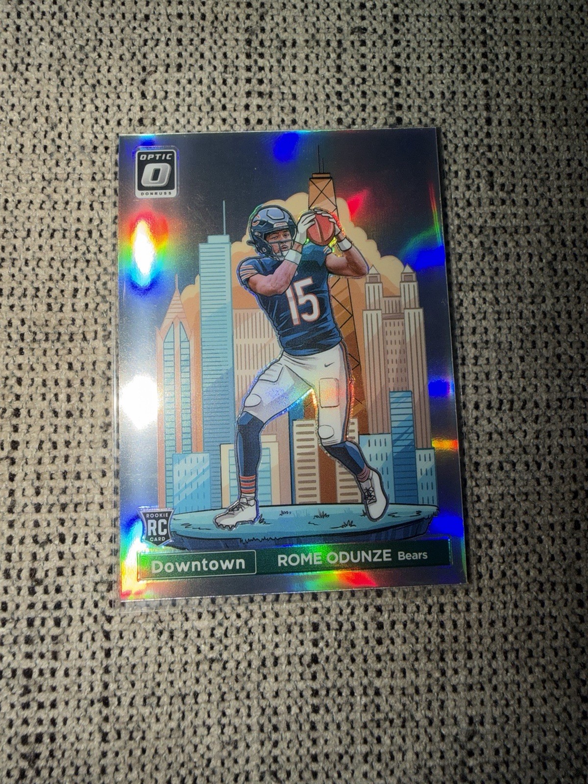 2024 Panini Donruss Optic - Downtown! Rome Odunze #15 (RC) *Mint*